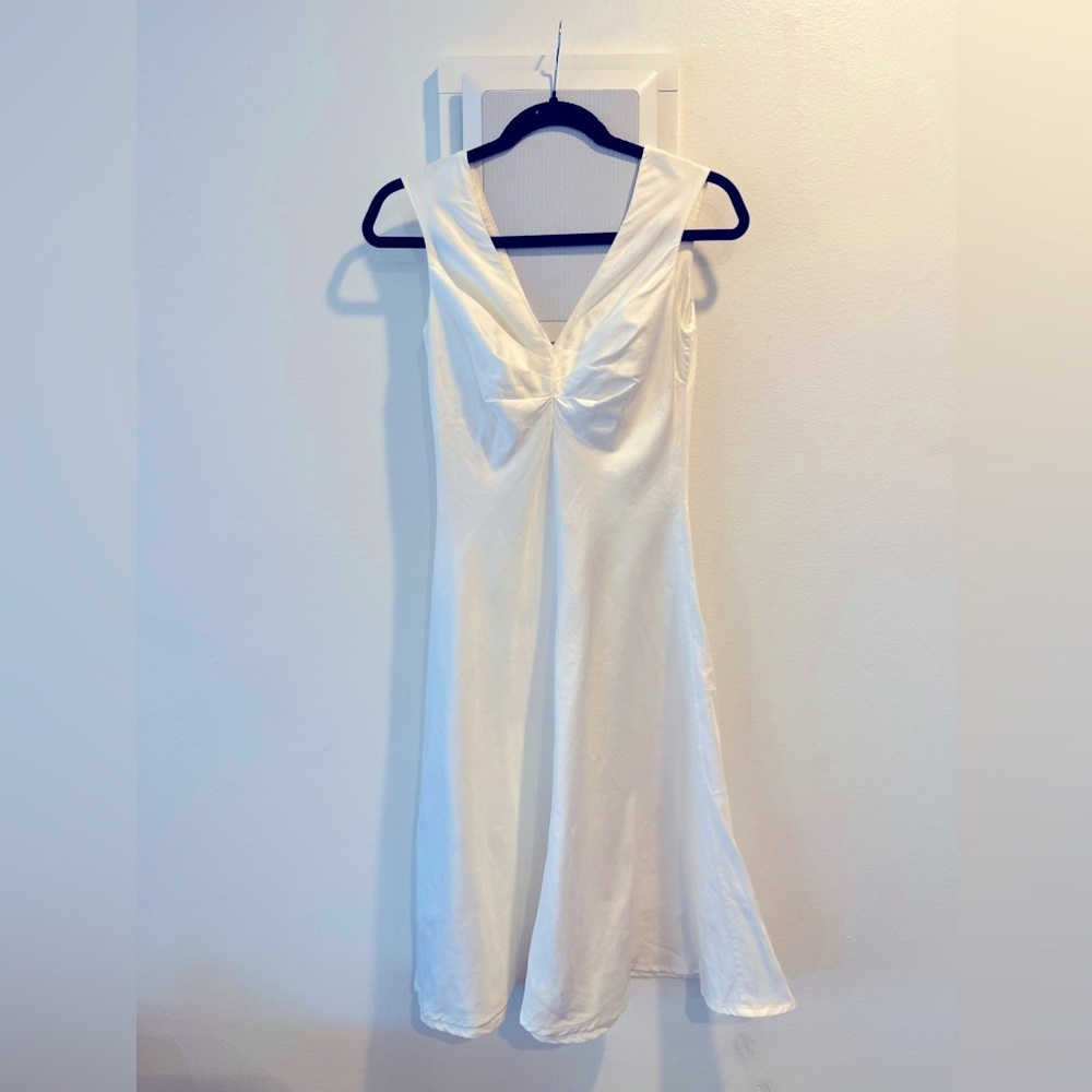 Katherine Hamnett London All White Womans Dress